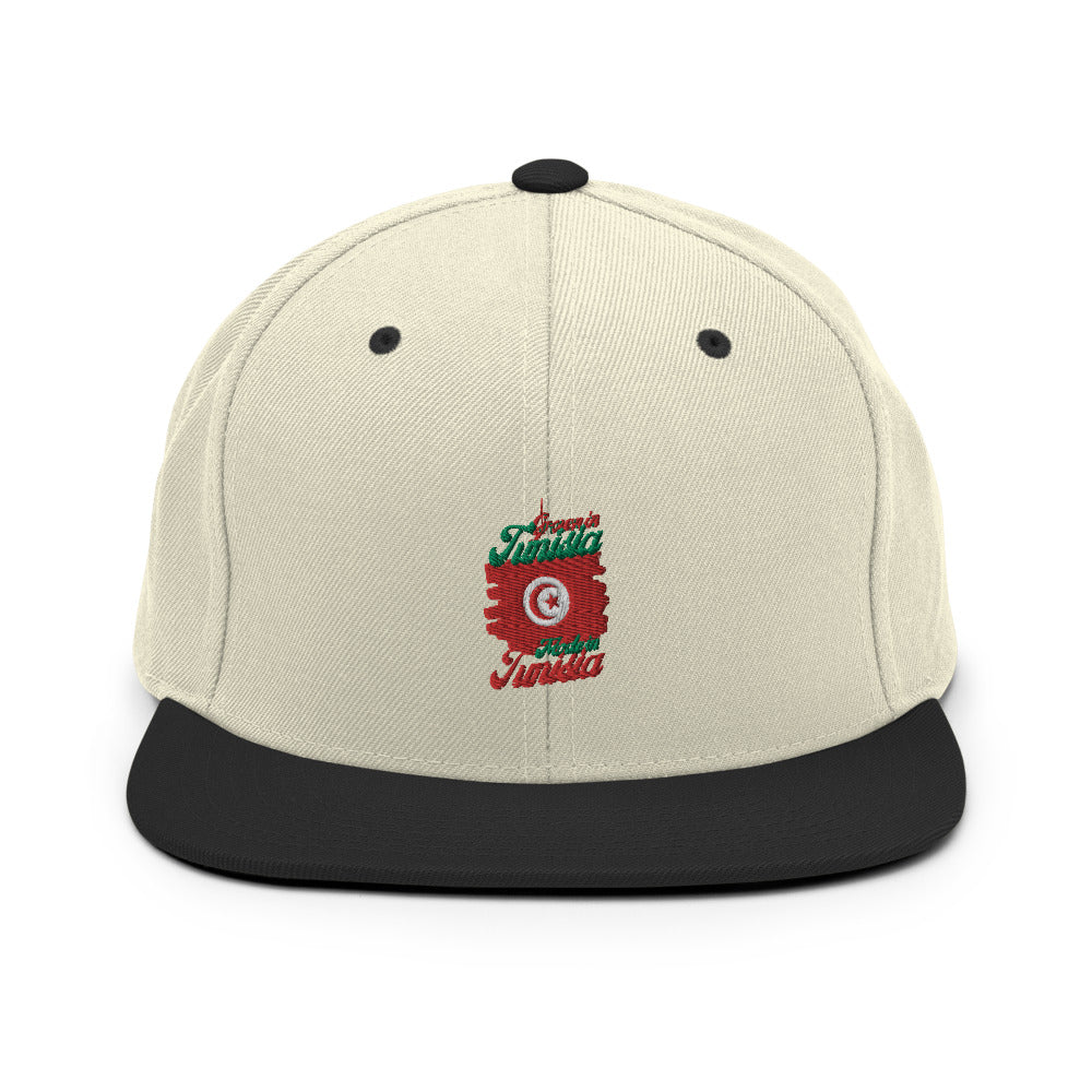 Grown in Tunisia Made in Tunisia Snapback Hat