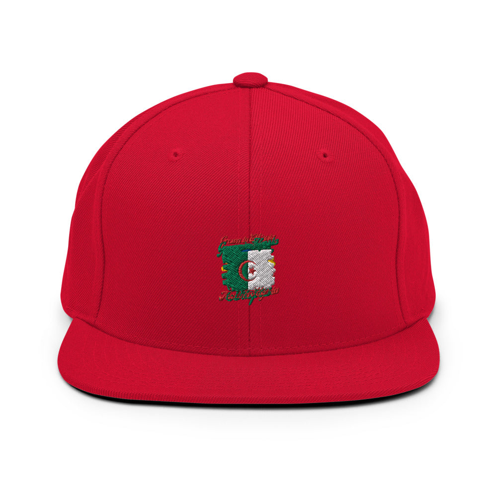 Grown in Algeria Made in Algeria Snapback Hat