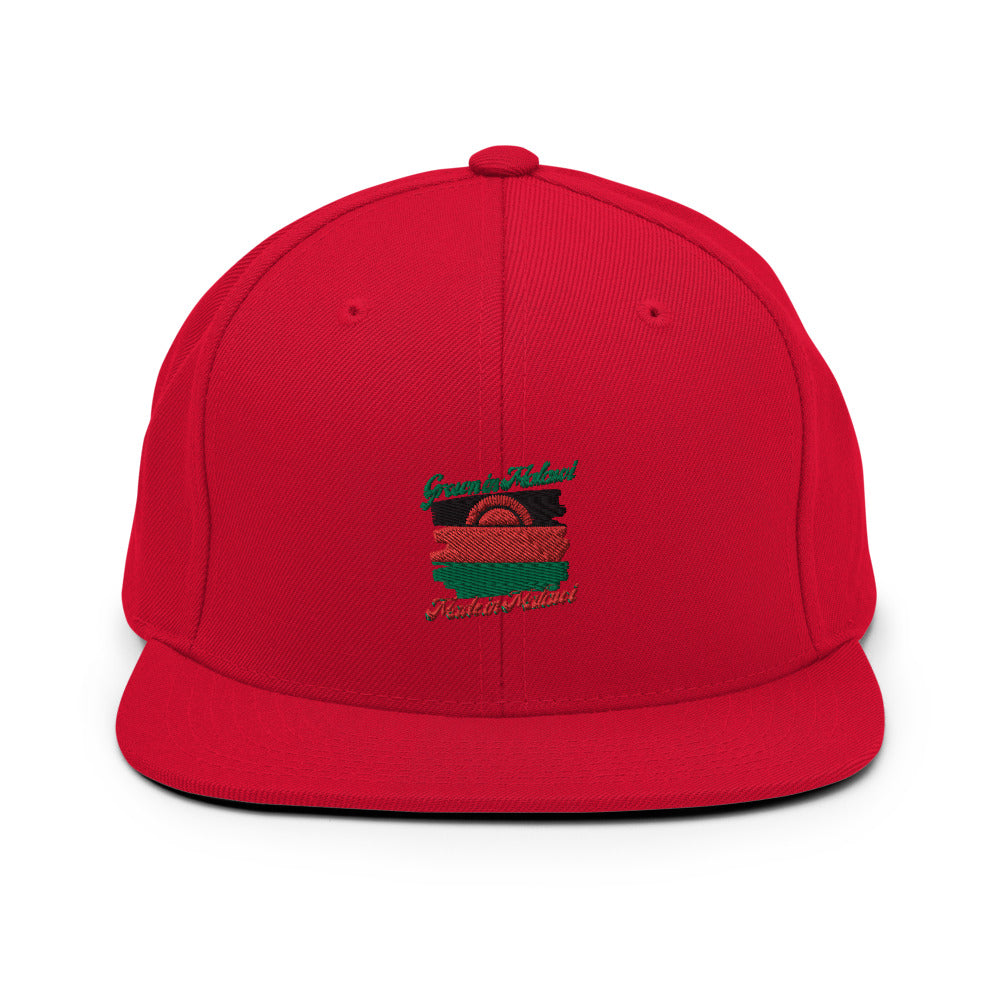 Grown in Malawi Made in Malawi Snapback Hat