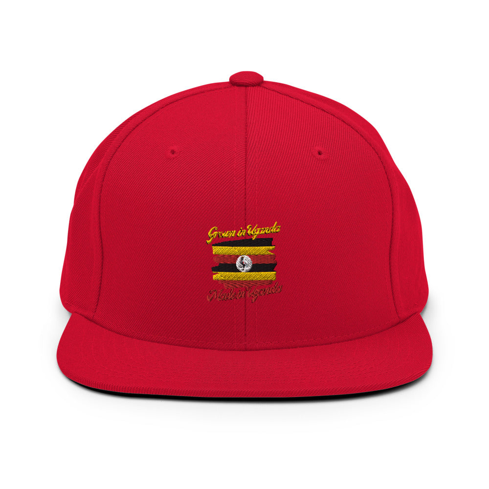 Grown in Uganda Made in Uganda Snapback Hat