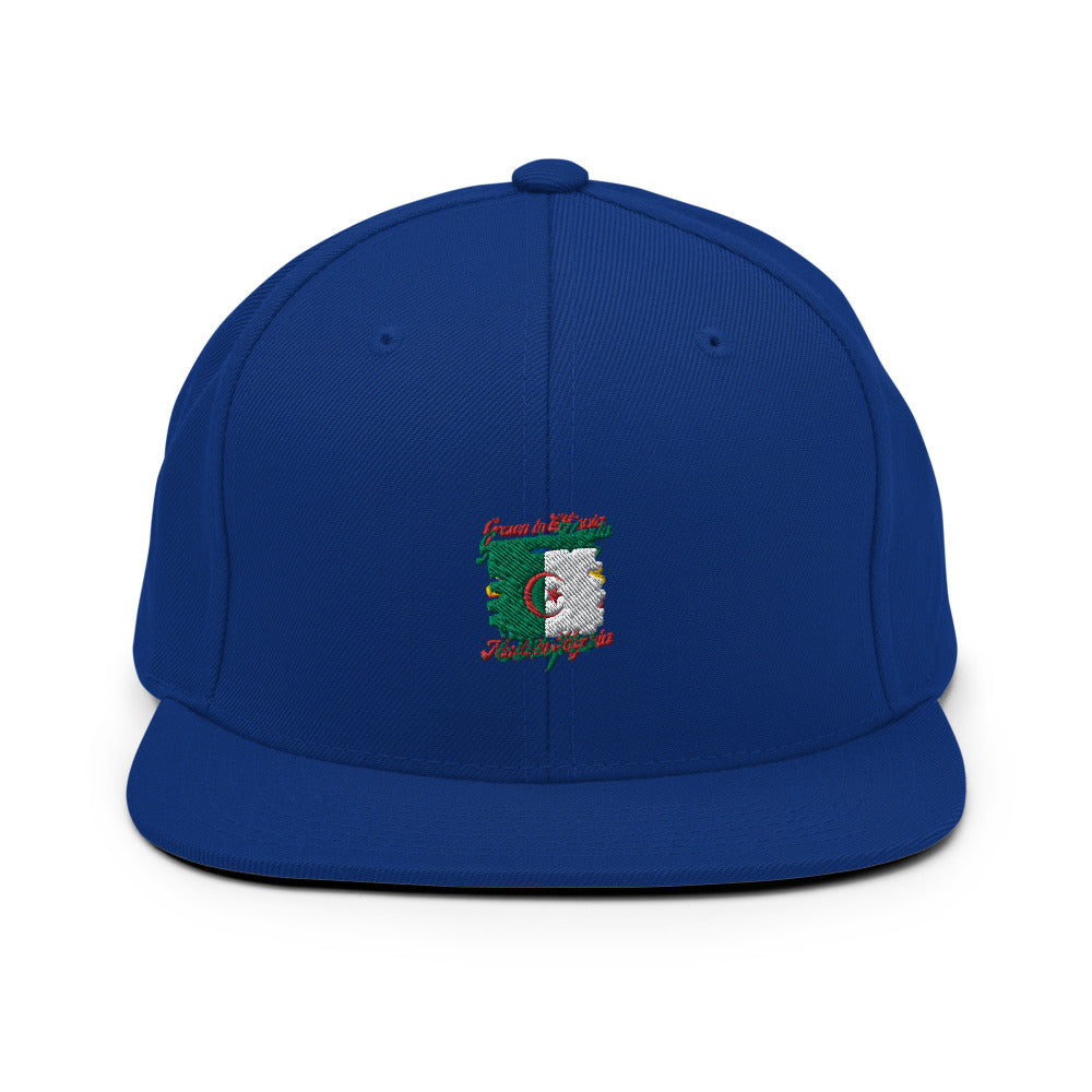 Grown in Algeria Made in Algeria Snapback Hat