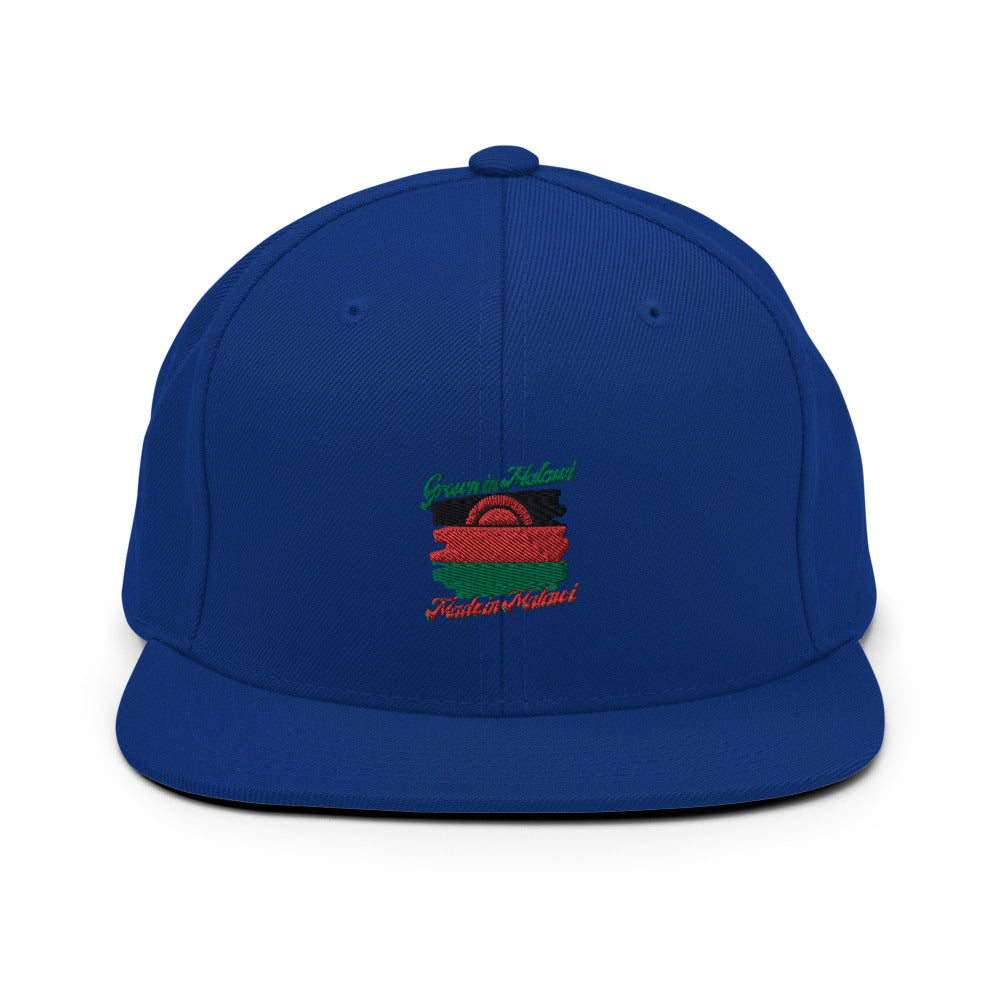 Grown in Malawi Made in Malawi Snapback Hat
