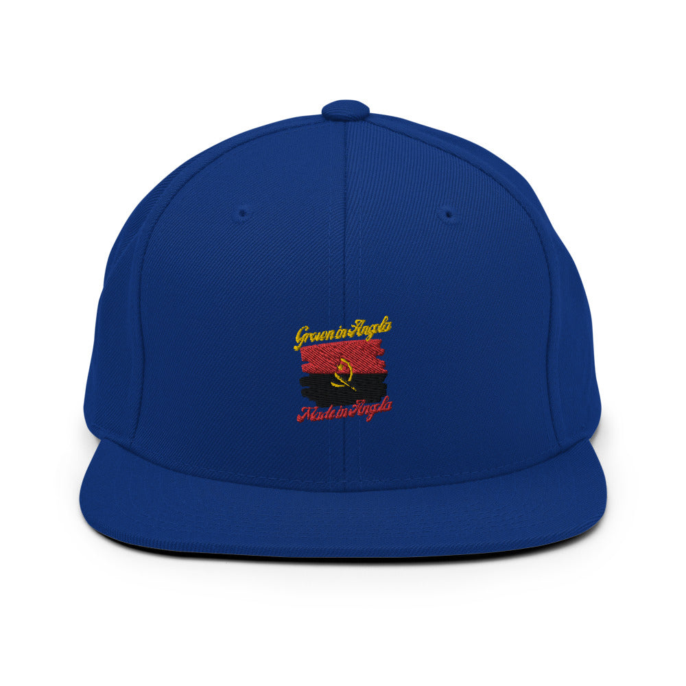 Grown in Angola Made in Angola Snapback Hat
