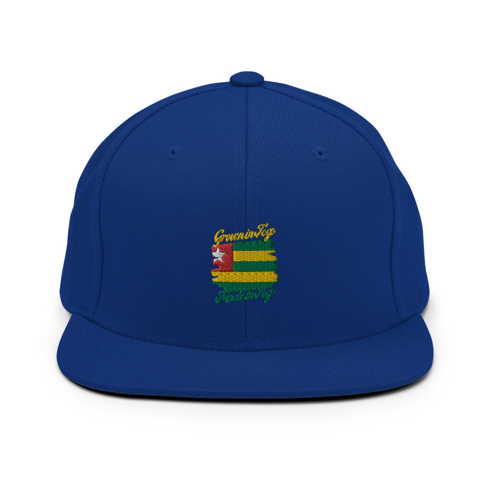 Grown in Togo Made in Togo Snapback Hat