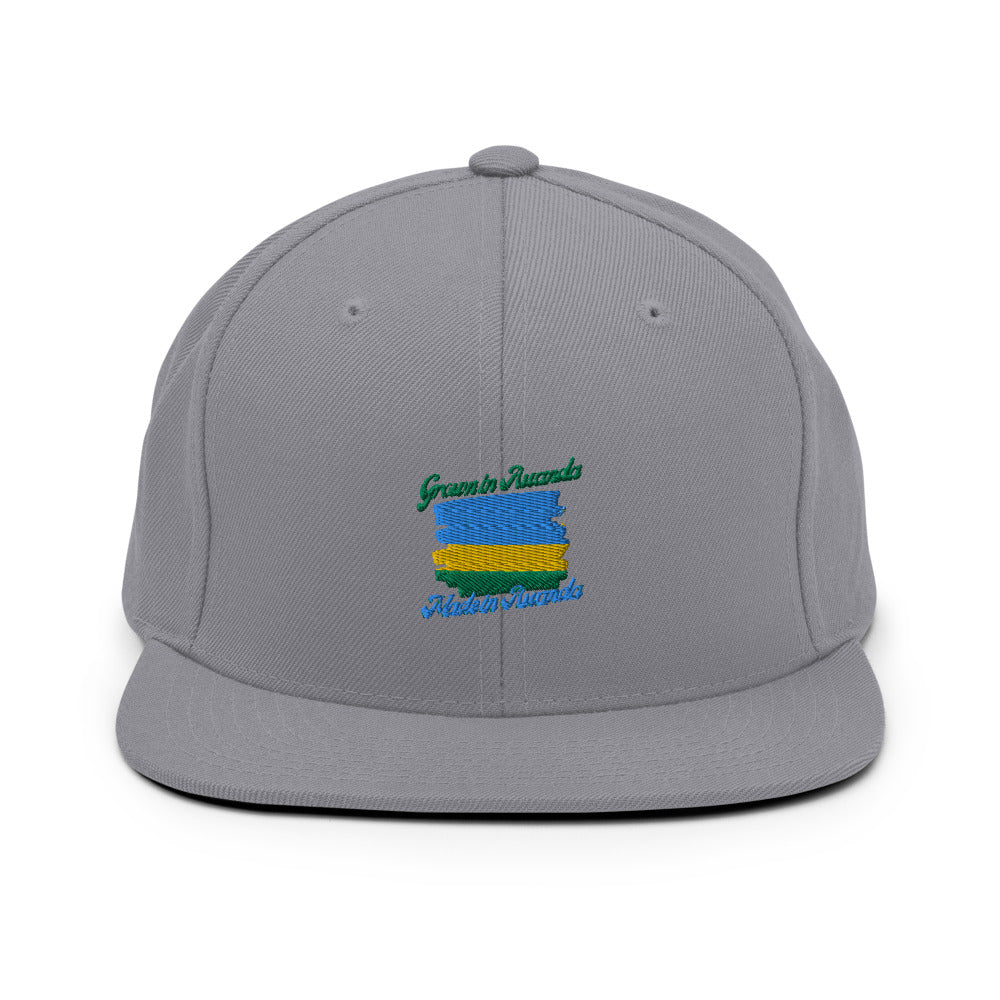 Grown in Rwanda Made in Rwanda Snapback Hat
