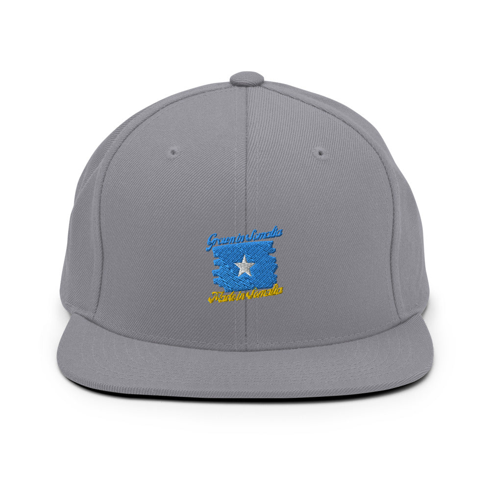 Grown in Somalia Made in Somalia Snapback Hat