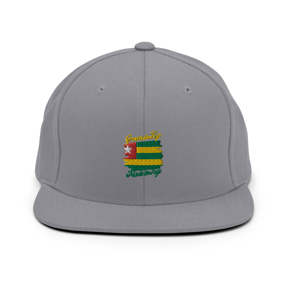 Grown in Togo Made in Togo Snapback Hat