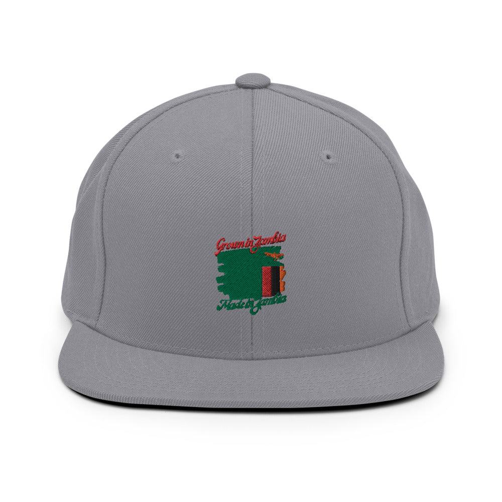 Grown in Zambia Made in Zambia Snapback Hat