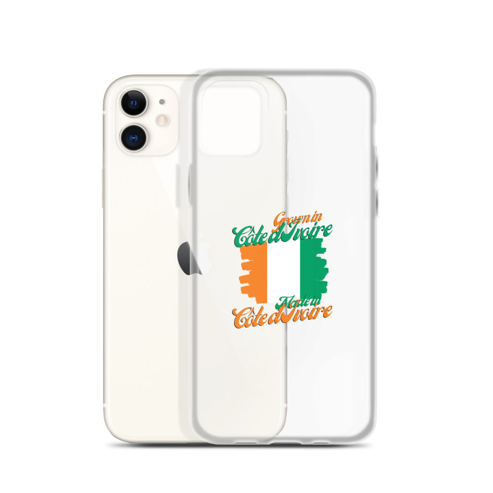 Grown in Cote d'Ivoire Made in Cote d'Ivoire iPhone Case