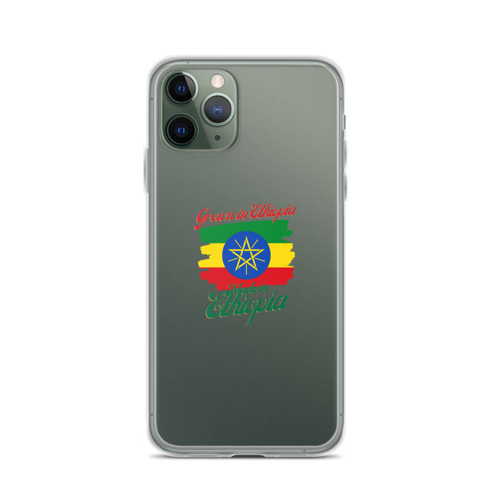 Grown in Ethiopia Made in Ethiopia iPhone Case