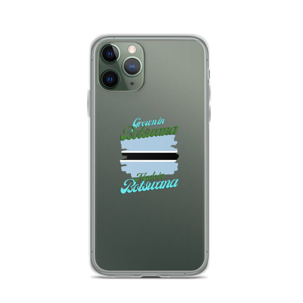 Grown in Botswana Made in Botswana iPhone Case