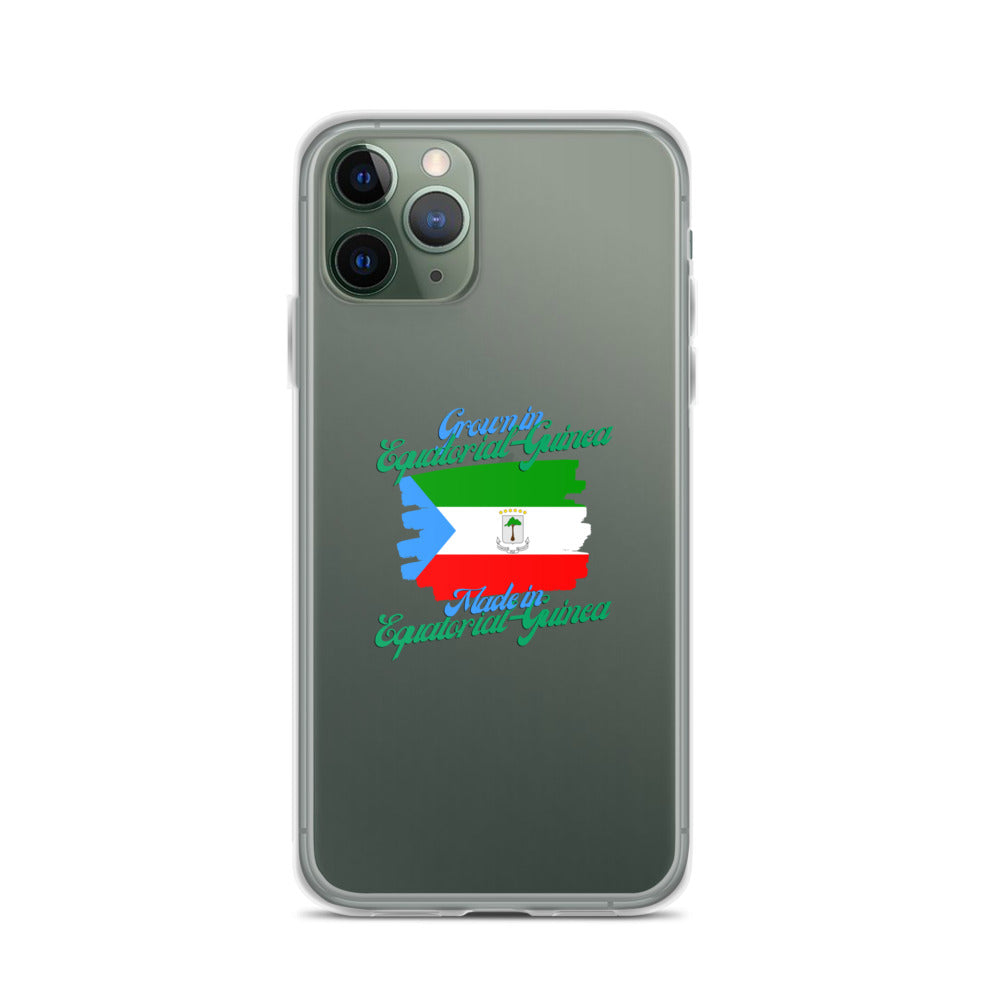 Grown in Equatorial Guinea Made in Equatorial Guinea iPhone Case