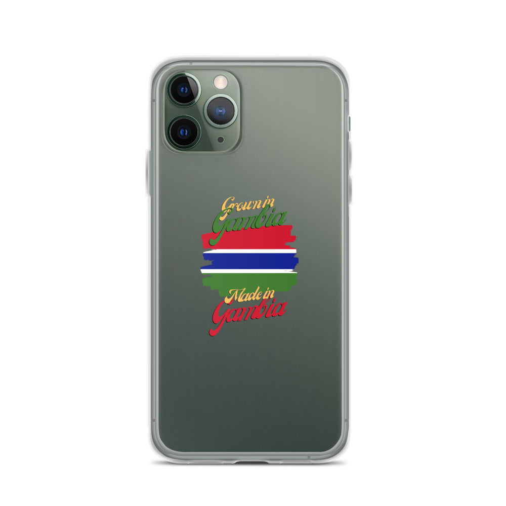 Grown in Gambia Made in Gambia iPhone Case