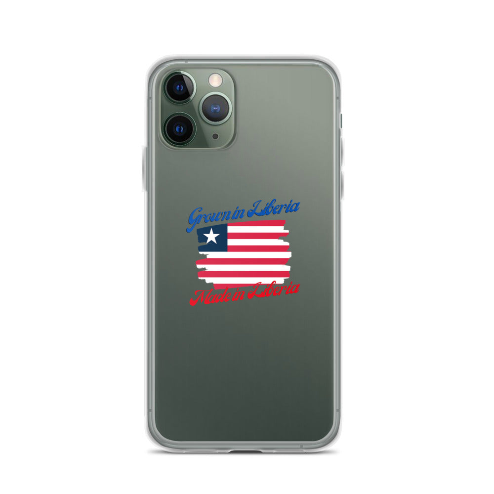Grown in Liberia Made in Liberia iPhone Case
