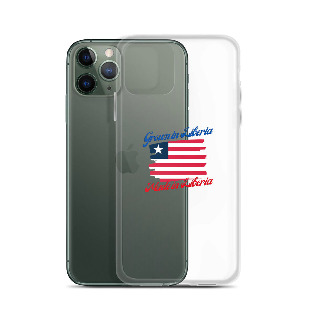 Grown in Liberia Made in Liberia iPhone Case