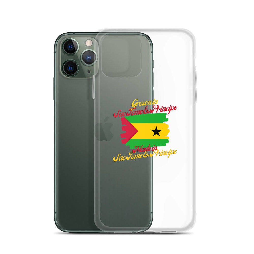 Grown in Sao Tome and Principe Made in Sao Tome and Principe iPhone Case