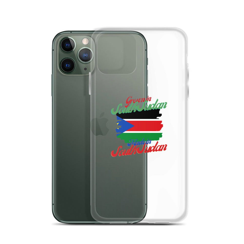 Grown in South Sudan Made in South Sudan iPhone Case