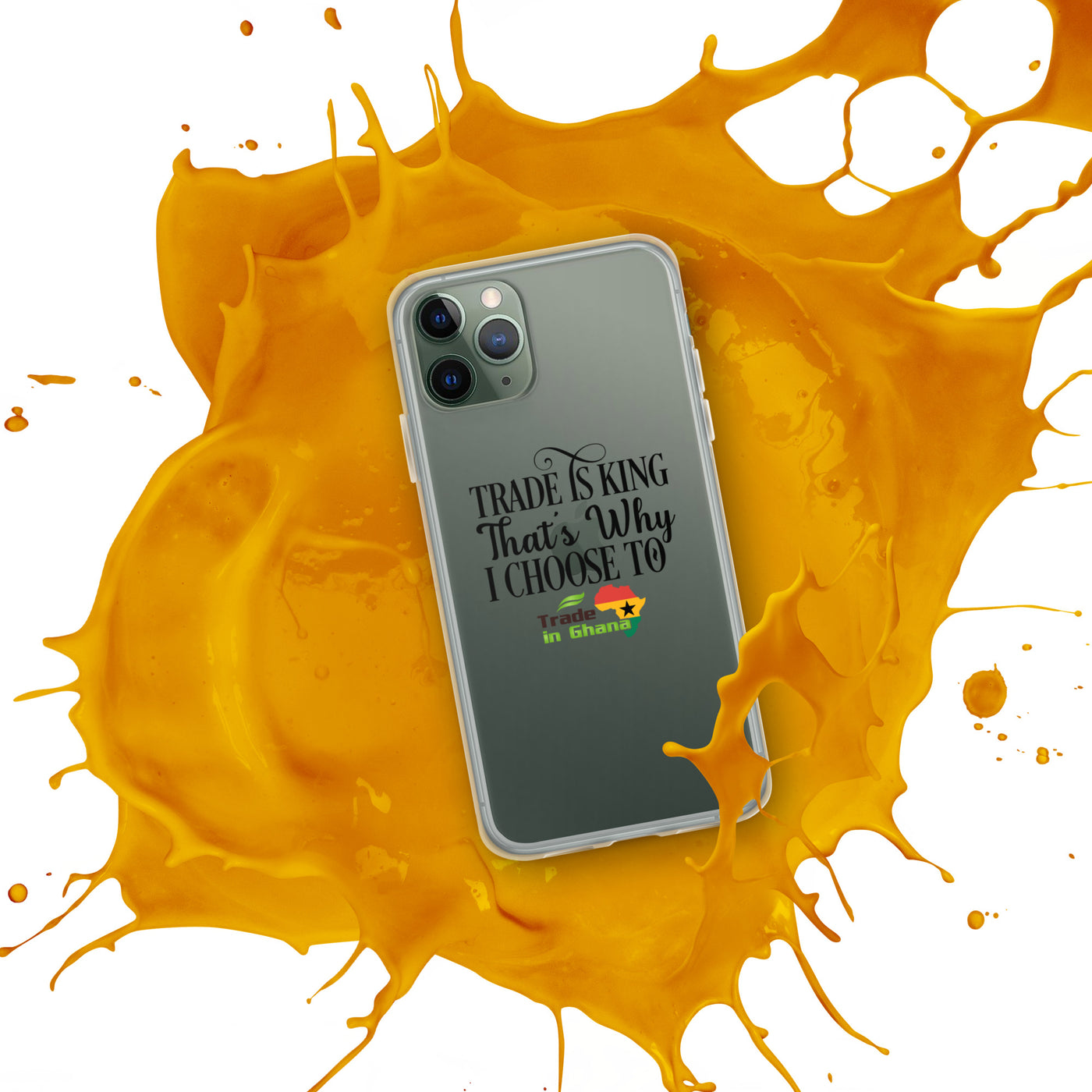 Trade Is King - Trade In Ghana iPhone Case
