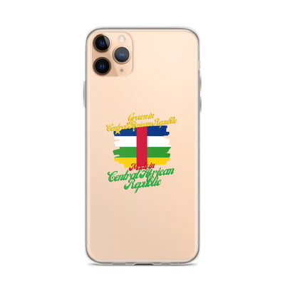 Grown in Central African Republic Made in Central African Republic iPhone Case