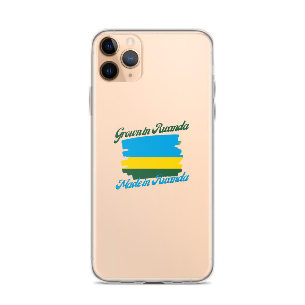 Grown in Rwanda Made in Rwanda iPhone Case