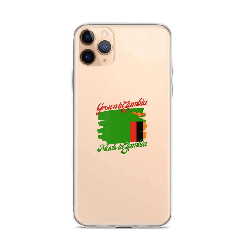Grown in Zambia Made in Zambia iPhone Case