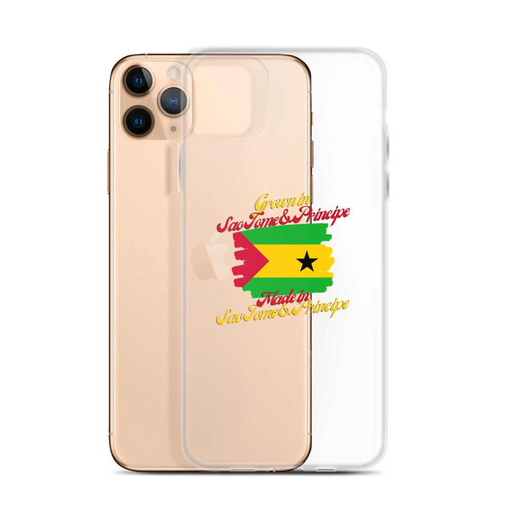 Grown in Sao Tome and Principe Made in Sao Tome and Principe iPhone Case