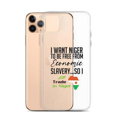 Economic Freedom - Trade In Niger iPhone Case