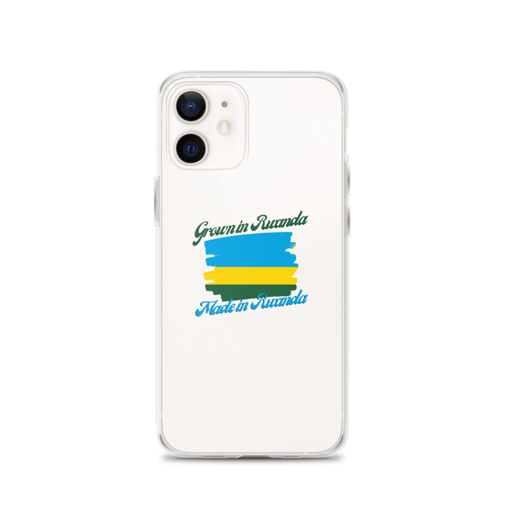Grown in Rwanda Made in Rwanda iPhone Case