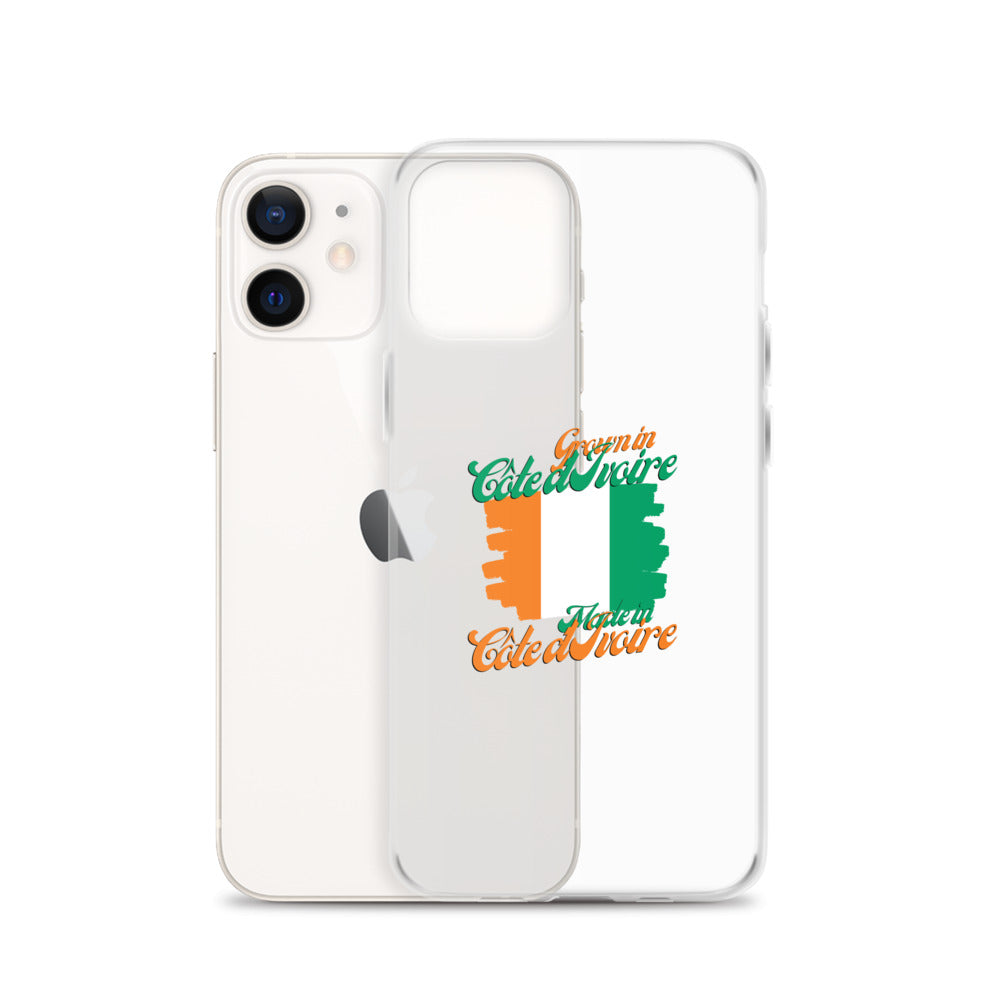 Grown in Cote d'Ivoire Made in Cote d'Ivoire iPhone Case