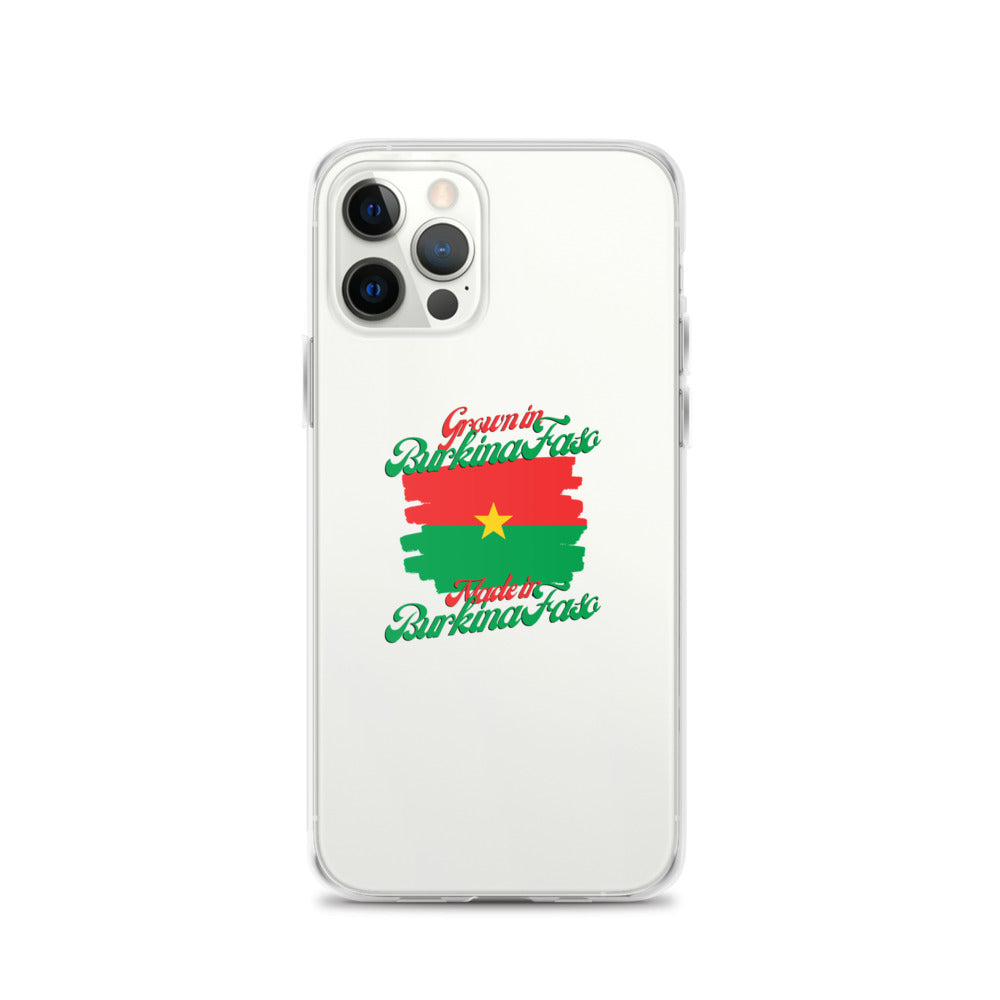 Grown in Burkina Faso Made in Burkina Faso iPhone Case