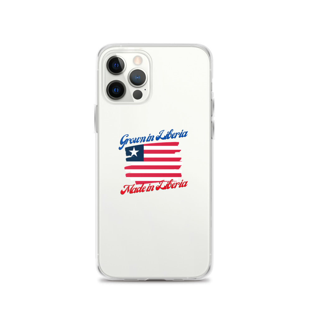 Grown in Liberia Made in Liberia iPhone Case