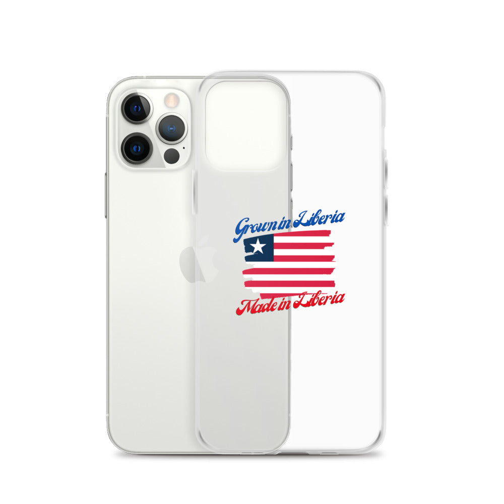 Grown in Liberia Made in Liberia iPhone Case