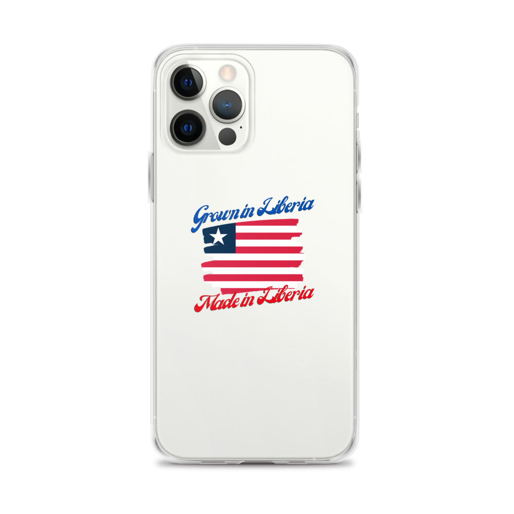 Grown in Liberia Made in Liberia iPhone Case