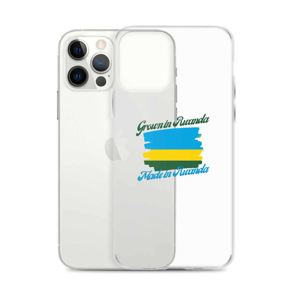 Grown in Rwanda Made in Rwanda iPhone Case