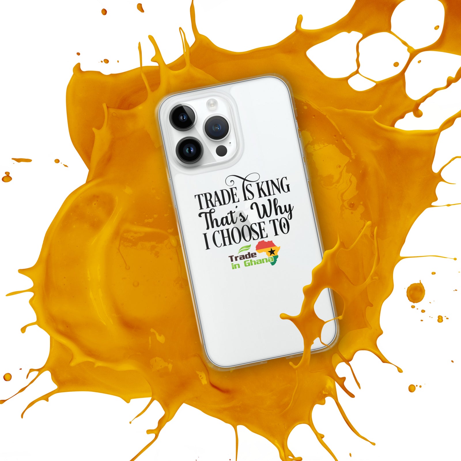 Trade Is King - Trade In Ghana iPhone Case
