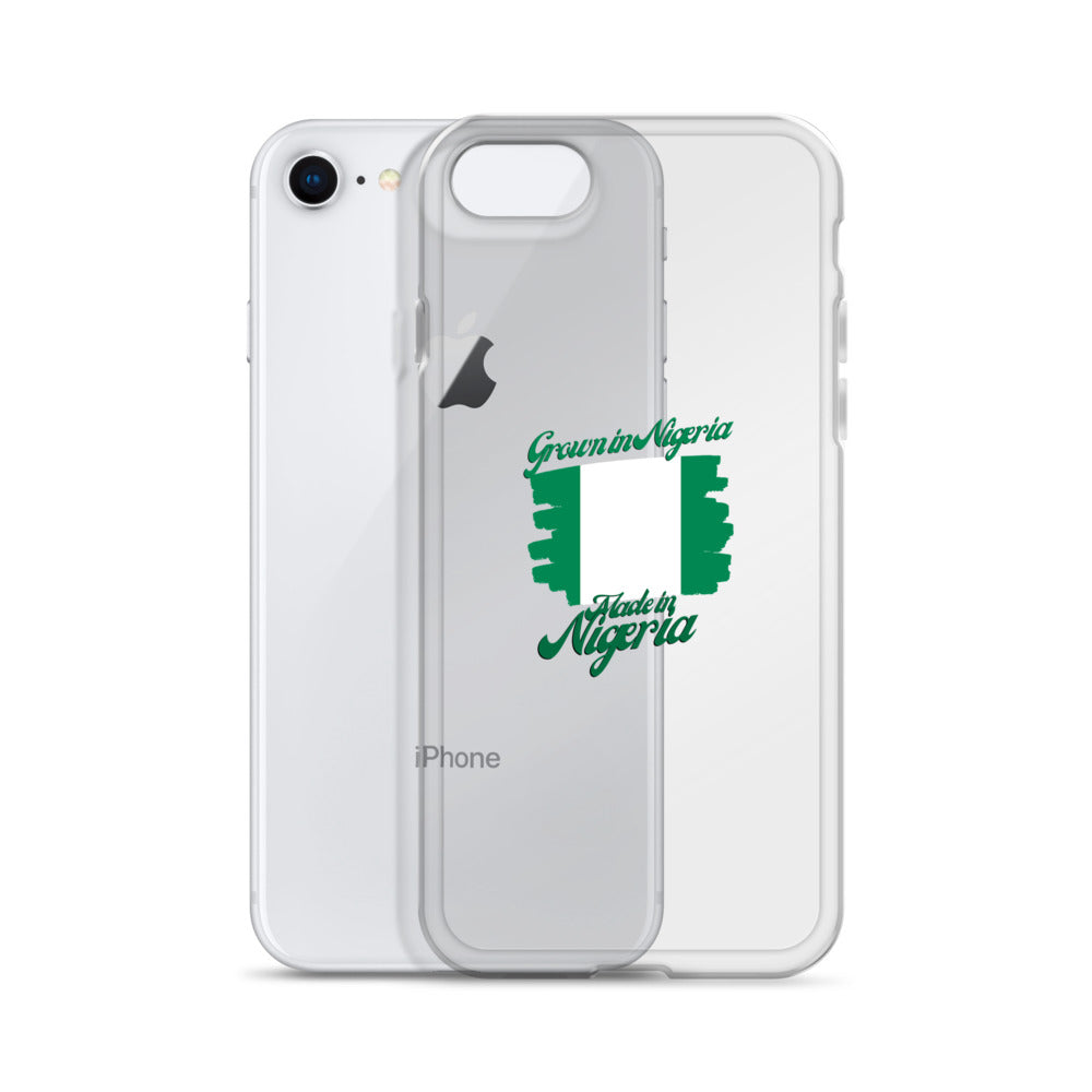 Grown in Nigeria Made in Nigeria iPhone Case