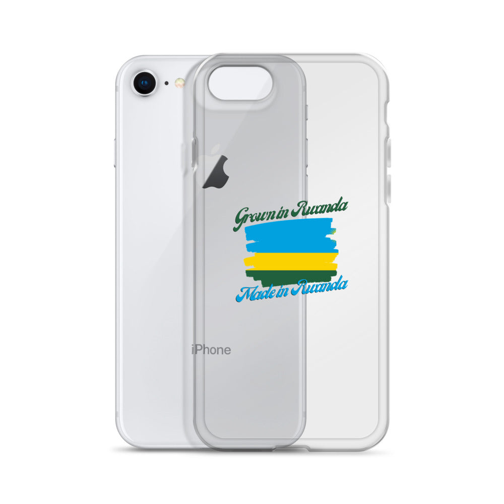 Grown in Rwanda Made in Rwanda iPhone Case