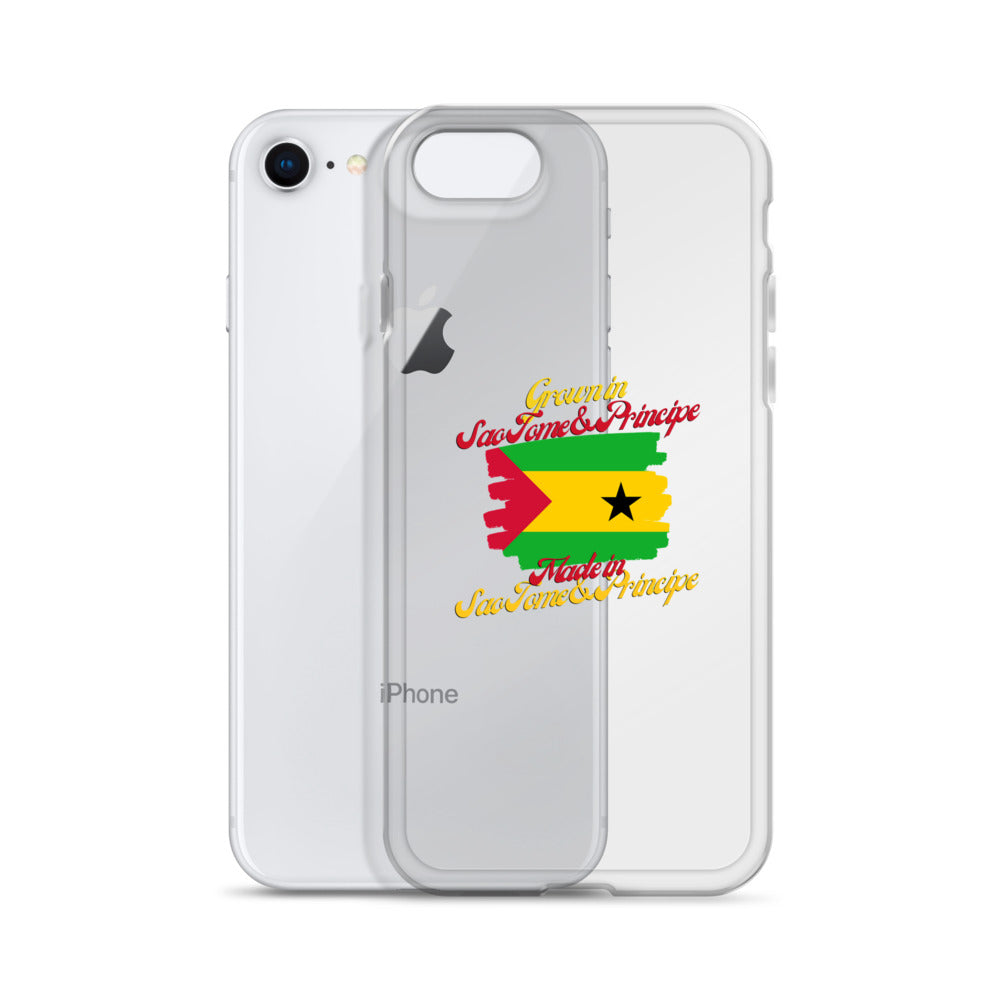 Grown in Sao Tome and Principe Made in Sao Tome and Principe iPhone Case