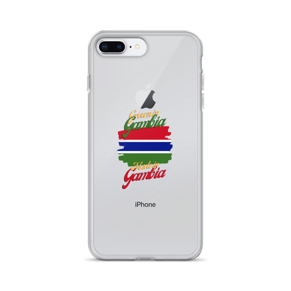 Grown in Gambia Made in Gambia iPhone Case