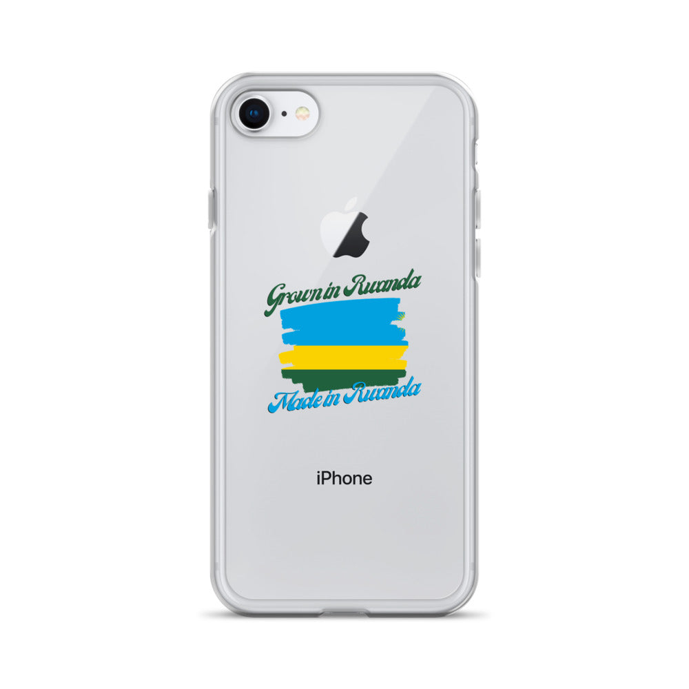 Grown in Rwanda Made in Rwanda iPhone Case