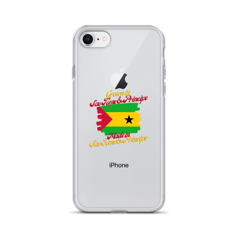 Grown in Sao Tome and Principe Made in Sao Tome and Principe iPhone Case
