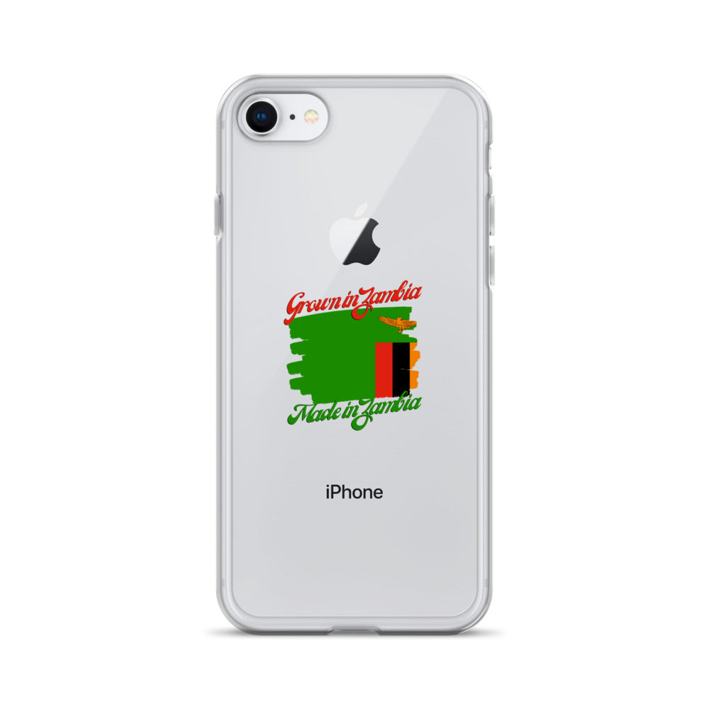 Grown in Zambia Made in Zambia iPhone Case