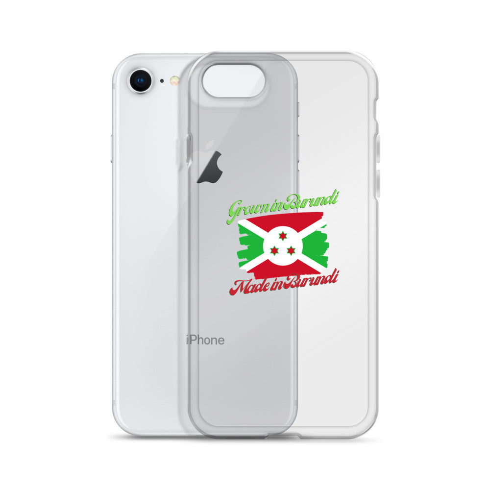 Grown in Burundi Made in Burundi iPhone Case