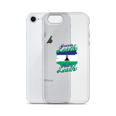 Grown in Lesotho Made in Lesotho iPhone Case
