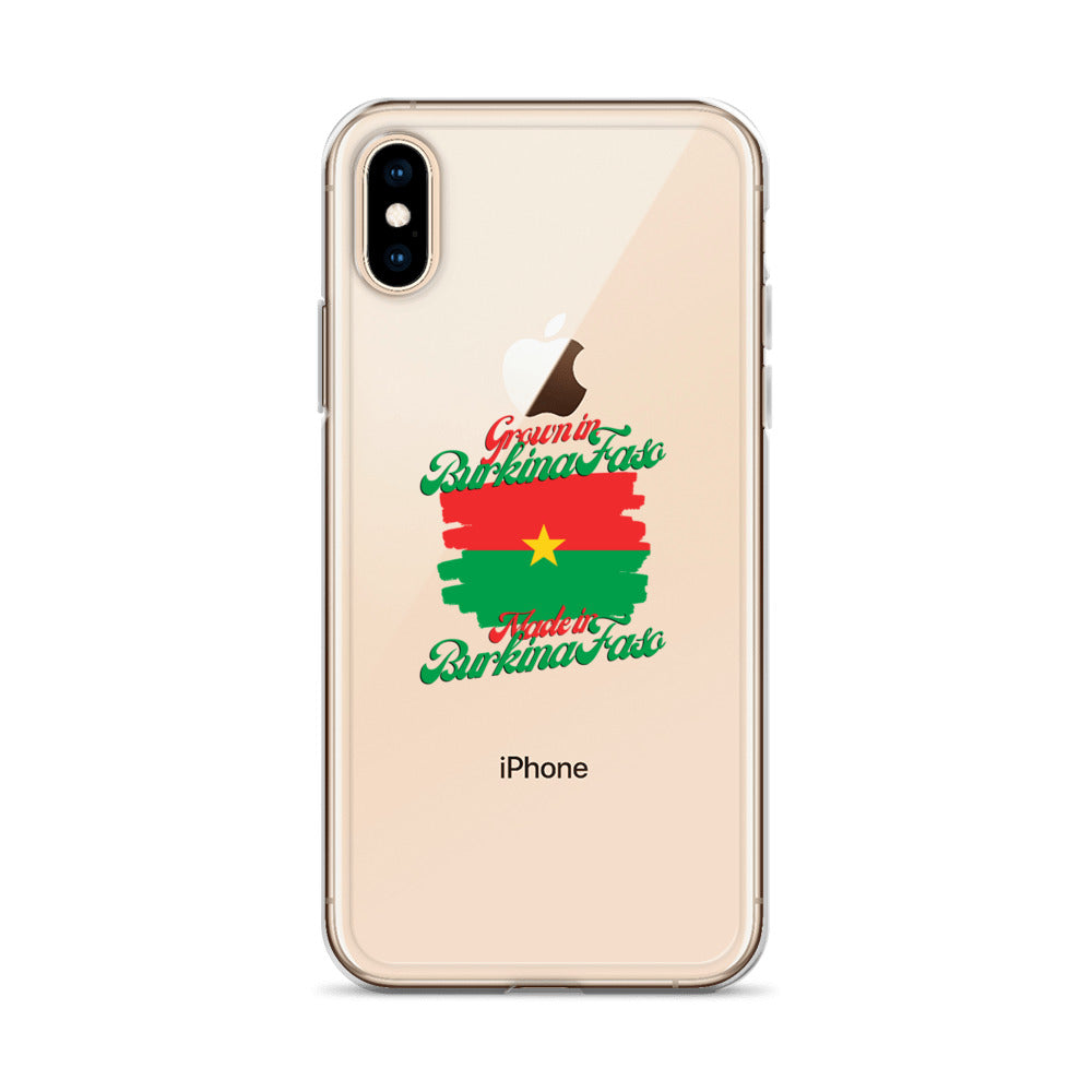 Grown in Burkina Faso Made in Burkina Faso iPhone Case
