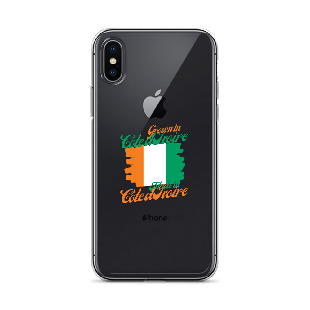 Grown in Cote d'Ivoire Made in Cote d'Ivoire iPhone Case