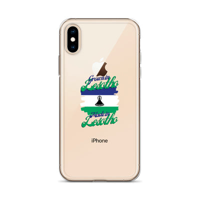 Grown in Lesotho Made in Lesotho iPhone Case