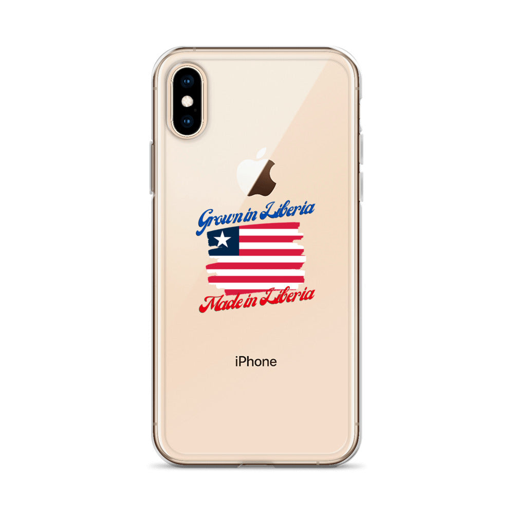Grown in Liberia Made in Liberia iPhone Case