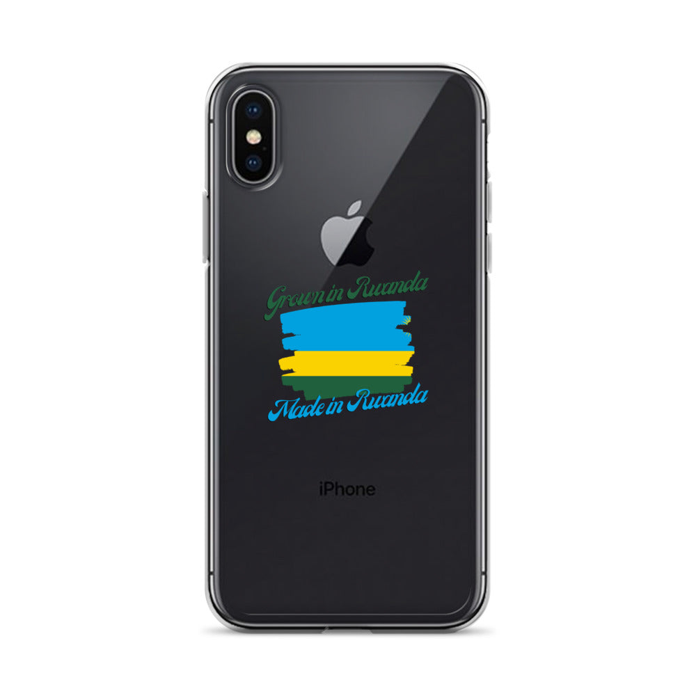 Grown in Rwanda Made in Rwanda iPhone Case