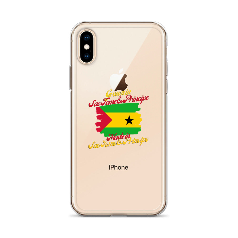 Grown in Sao Tome and Principe Made in Sao Tome and Principe iPhone Case